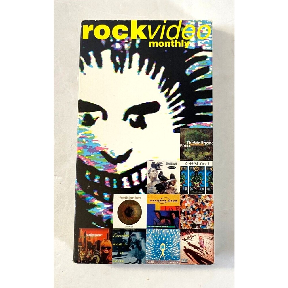 Rock Video Monthly Alternative Releases April 1995 VHS Pre-owned 0495A